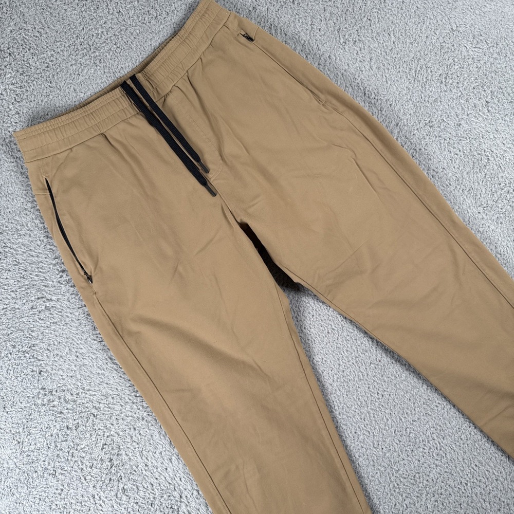 Public Rec Gamechanger Pants Men 34x30 (32x27) Tan Performance Travel Chino Golf